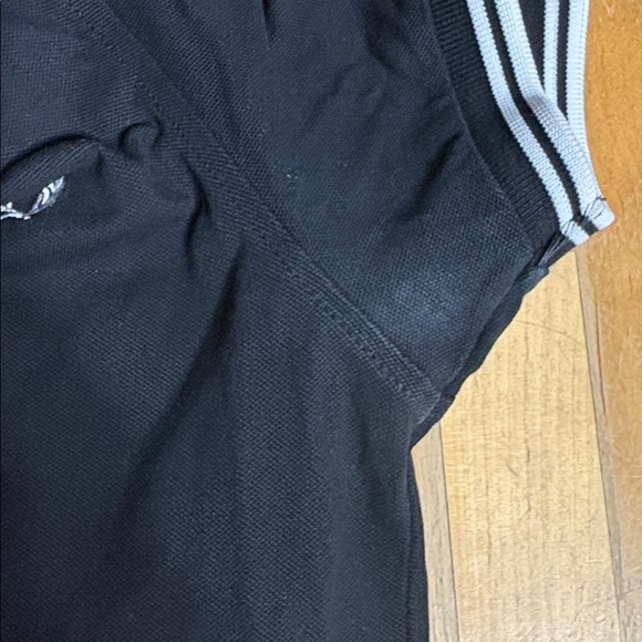 Fred Perry Black Polo Dress with White Accents - Picture 11 of 11
